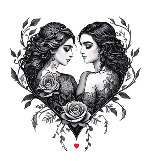 Everlasting love tattoo design idea
