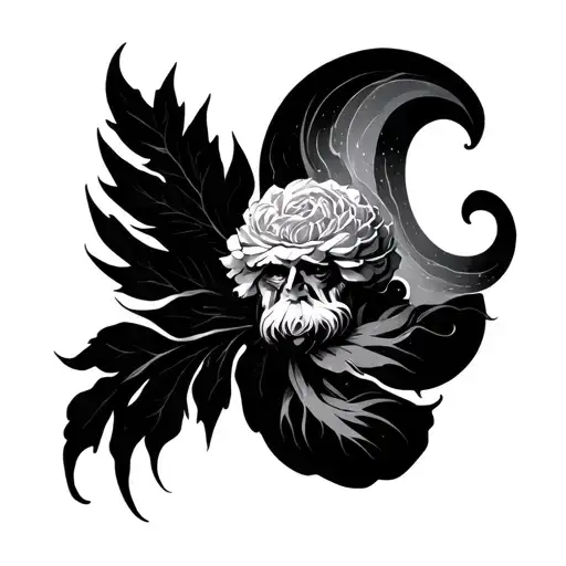 Stoic virtues tattoo design idea