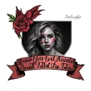 sexual assault tattoo design idea