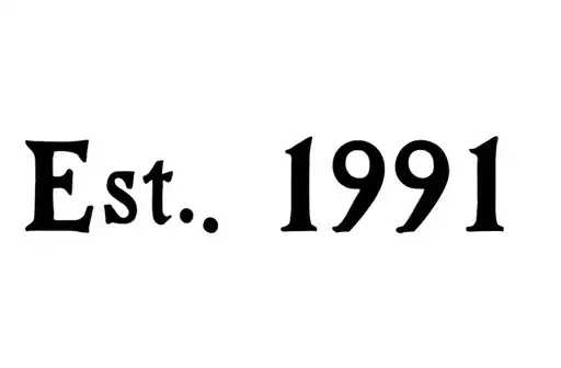 "Est. 1991" tattoo design idea