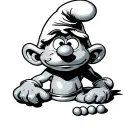 Smurf tattoo design idea