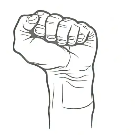 tommie smith podium high fist holding tattoo design idea
