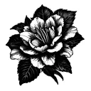 Azalea tattoo design idea