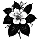 Azalea tattoo design idea