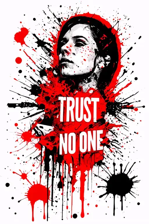 trust no one on back of forearm sleeve tattoo tattoo design idea