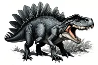 Spinosaurus tattoo design idea