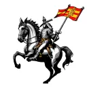 St George tattoo design idea