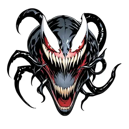 Venom tattoo design idea