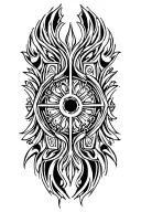 czesh tribal tattoo design idea