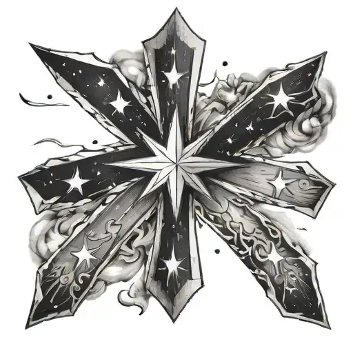 southern cross tattoo design idea