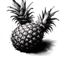 Upside Down Pineapple tattoo design idea