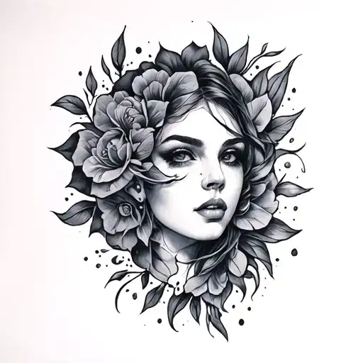 Amber tattoo design idea