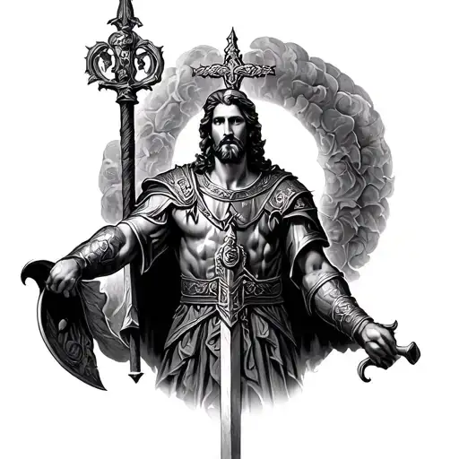 Saint Florian tattoo design idea