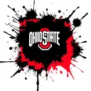 star shaped ohio state buckeyes tattoo design idea