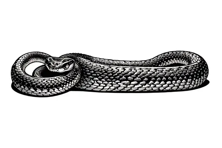 king snake tattoo design idea