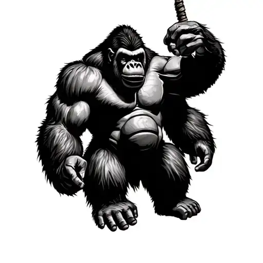 King Kong tattoo design idea