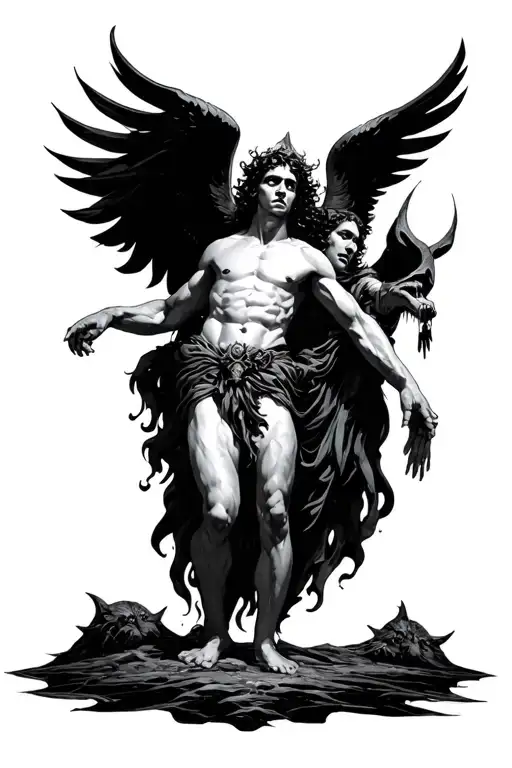 abduction of ganymedes tattoo design idea