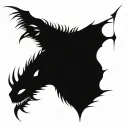 bipolar disorder two headed dragon tattoo design idea