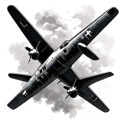 Lancaster Bomber tattoo design idea