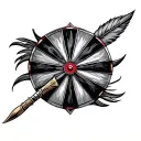 Dart tattoo design idea