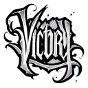 "Victory " 96 tattoo design idea
