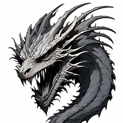 Dracarys tattoo design idea