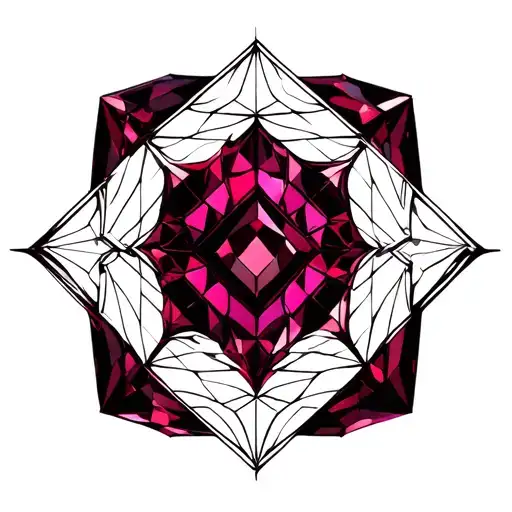 Garnet tattoo design idea