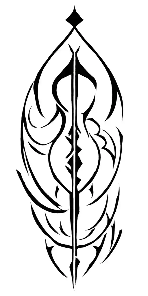 veles and Perun slavic god tattoo design idea