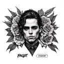 FAGGOT tattoo design idea