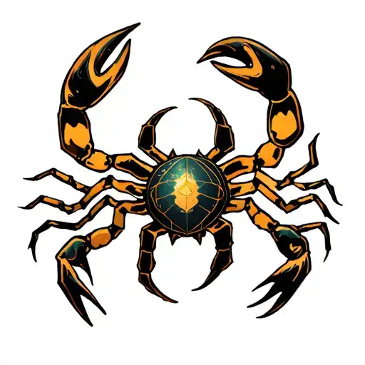 Scorpio Gemini libra zodiac sign tattoo design idea