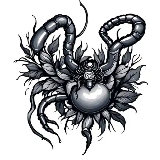 Gemini Cancer tattoo design idea