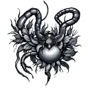 Gemini Cancer tattoo design idea