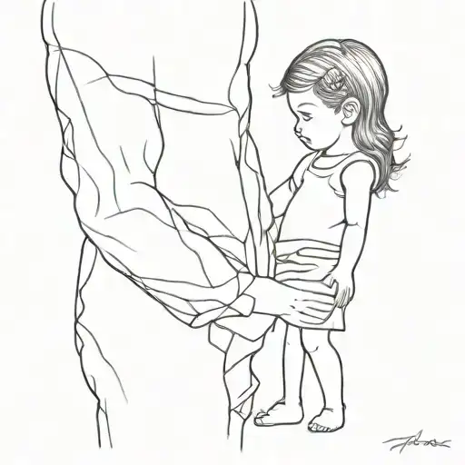 daddy daughter tattoos style tattoo design idea