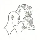 daddy daughter tattoos style tattoo design idea