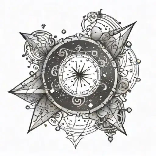 Lyra Constellation tattoo design idea