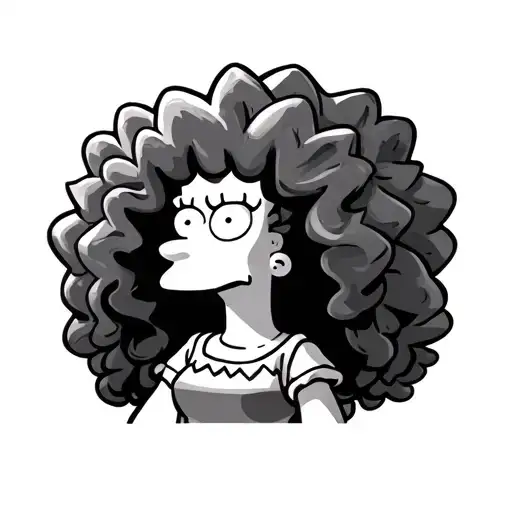 Lisa Simpson tattoo design idea