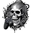 play station tattoo design idea