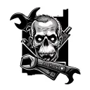 spud wrench memorial for bill tattoo design idea