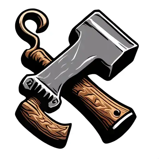 Sledgehammer tattoo design idea