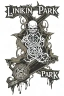 Linkin park logo tattoo design idea