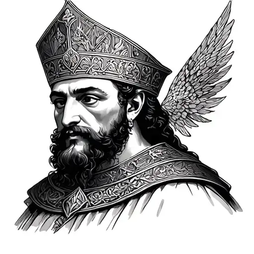 King Baldwin IV of Jerusalem tattoo design idea