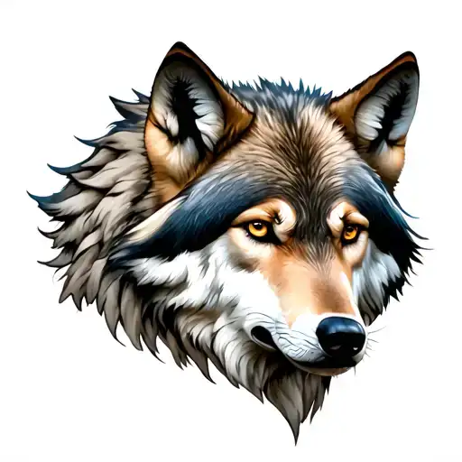 roman wolf with romolo and remo tattoo design idea