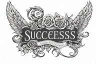 “Success is not final, failure is not fatal: it is the courage to continue that counts.” tattoo design idea