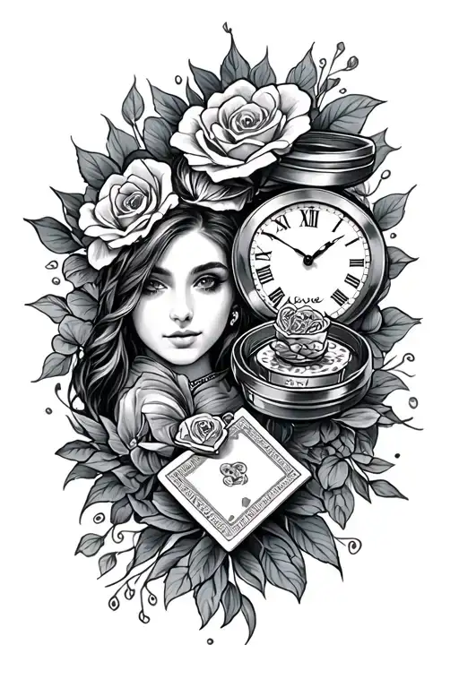 Love, Family, Time, Life is a gamble if you don't take the chances given to you. tattoo design idea