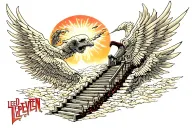 stairway to heaven led zeppelin tattoo design idea