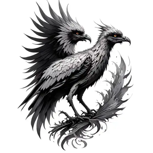 Ave fenix tattoo design idea