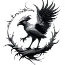 Ave fenix tattoo design idea