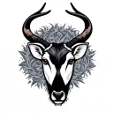 Springbok tattoo design idea