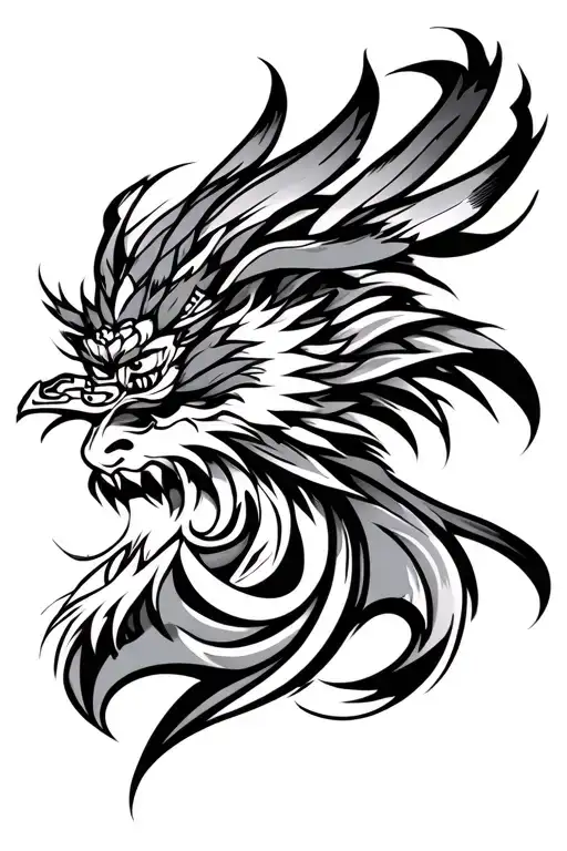 shogun era, tribal tattoo tattoo design idea