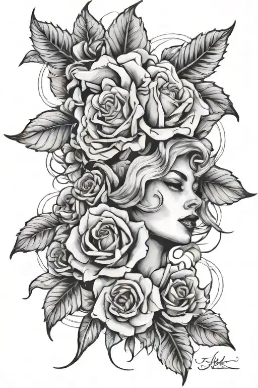 beauty in the struggle tattoo design idea